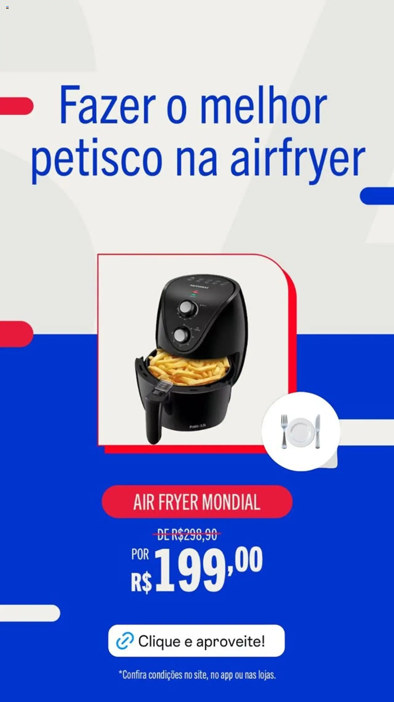 Casas Bahia Folheto - válido de 08.08.2025 | Página: 2 | Produtos: Air fryer