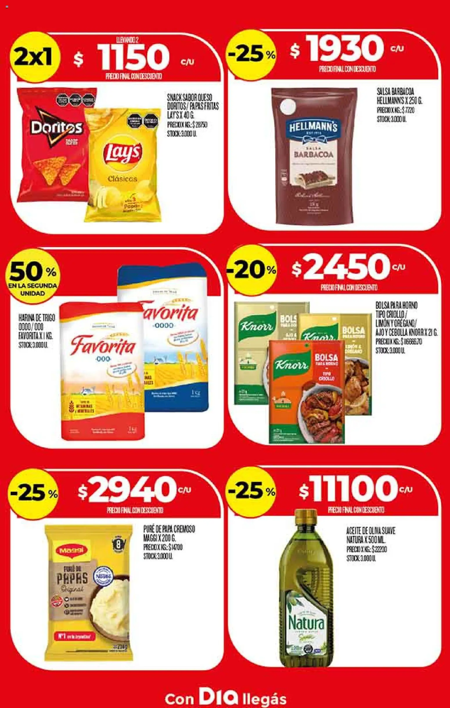 Supermercado DIA Ofertas │ válido desde el 18.03.2026 | Página: 19 | Productos: Harina, Papa, Limón, Papas fritas
