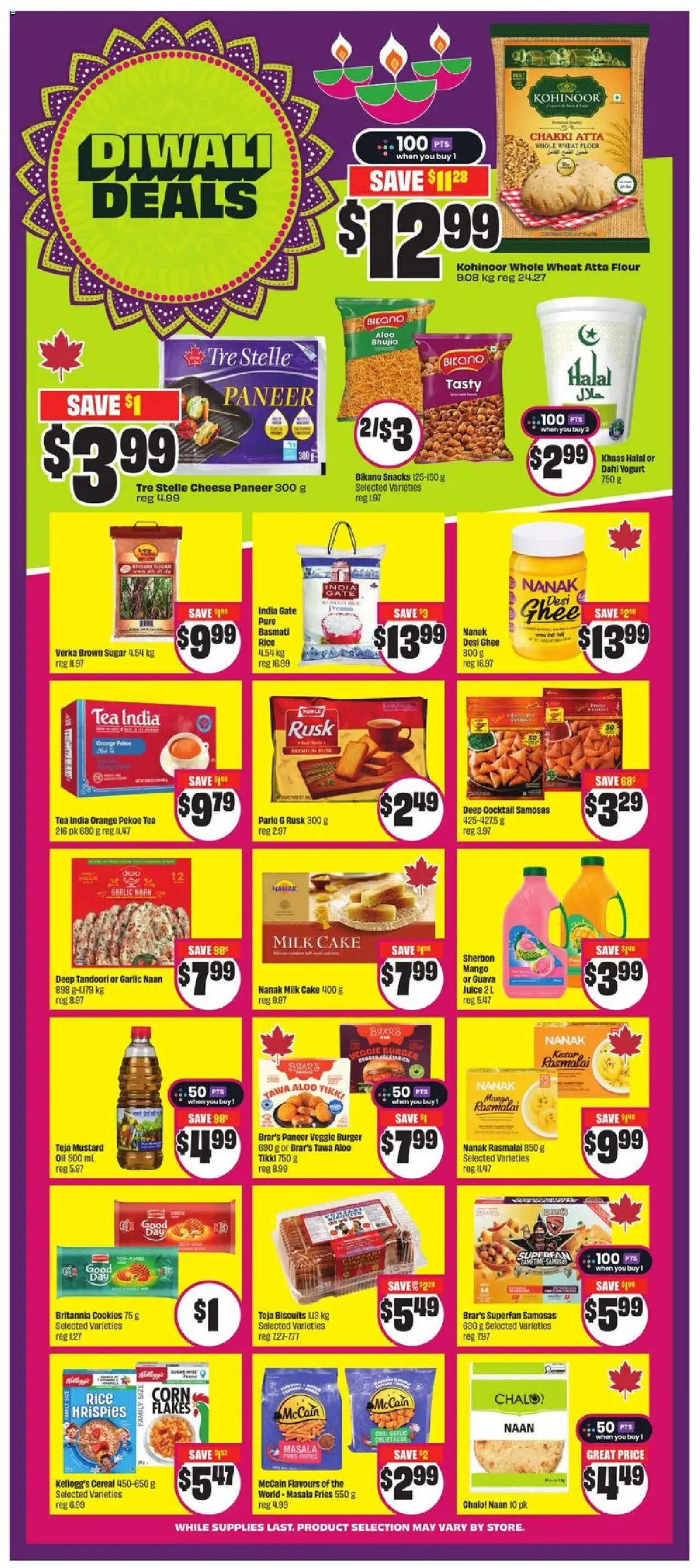 FreshCo flyer valid from 02.10.2025 | Page: 9 | Products: Rice, Tea, Milk, Cheese