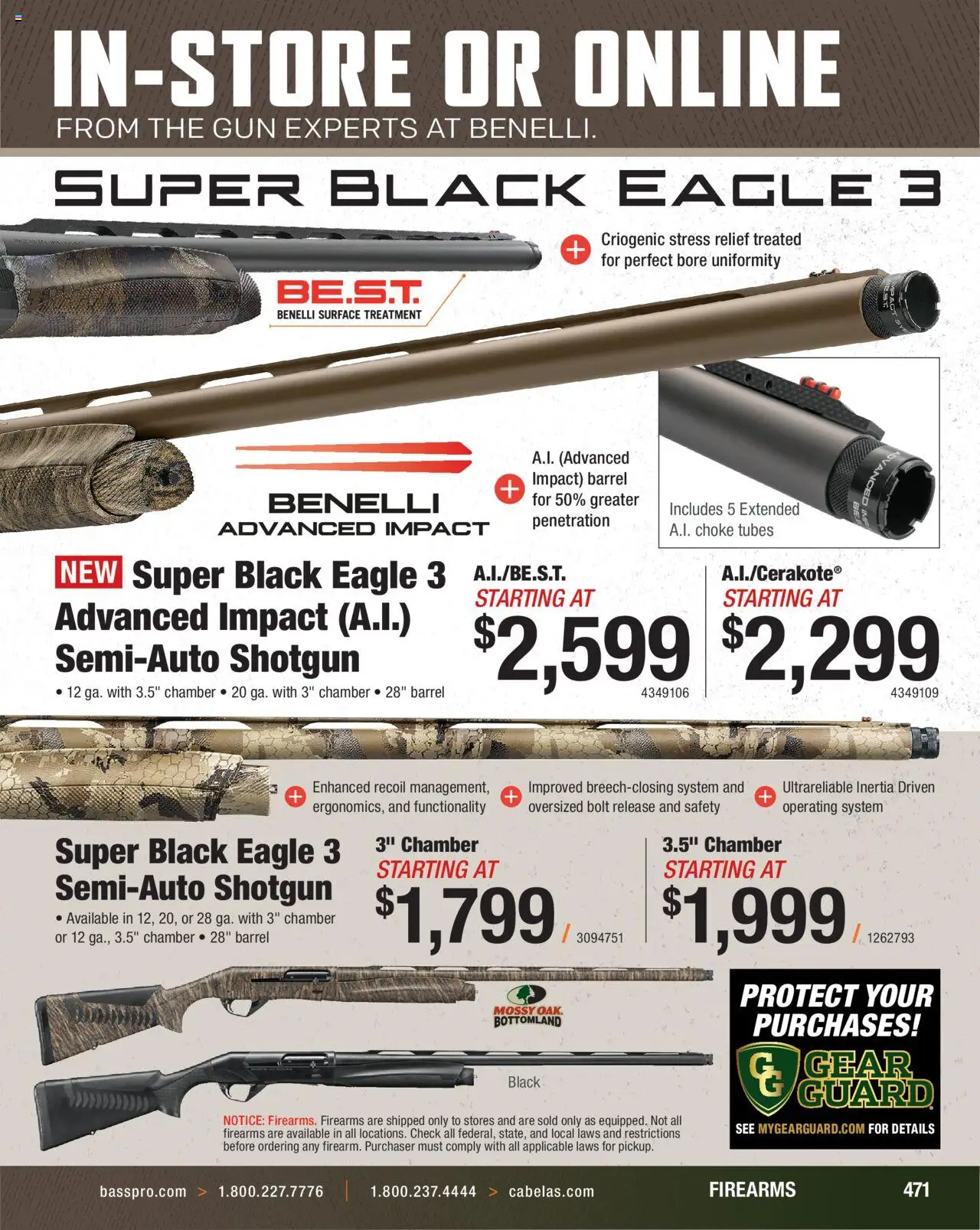 Cabela's Hunting Master 25 - valid from 11.08.2025 | Page: 471 | Products: Shotgun, Gun