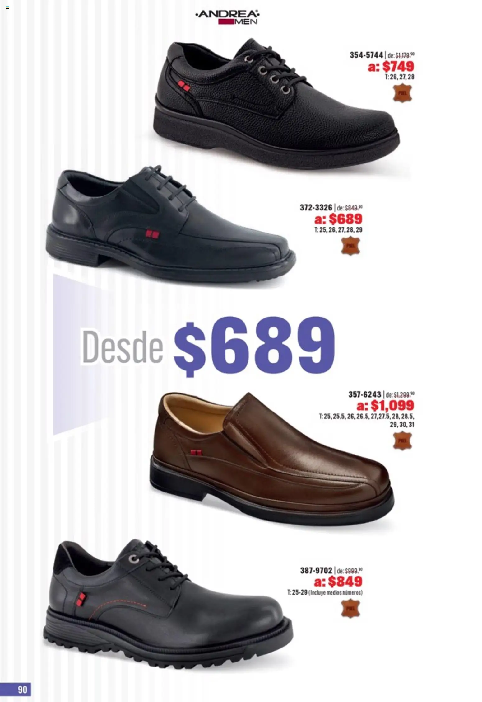 Nuevas ofertas de Andrea válidas en toda la República Mexicana desde el 05.04.2026. ¡Encuentra las mejores ofertas en Andrea catálogo Outlet! | Página: 90