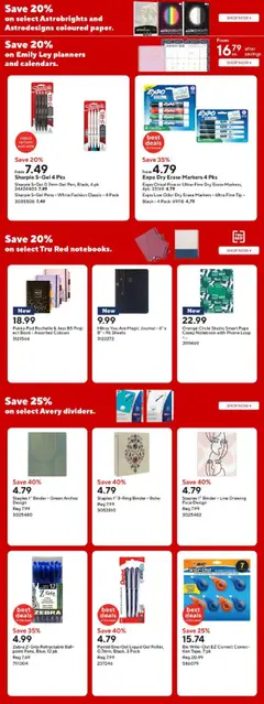 Preview of Staples weekly flyer / circulaire from shop Staples valid from 17.10.2025 | Page: 10