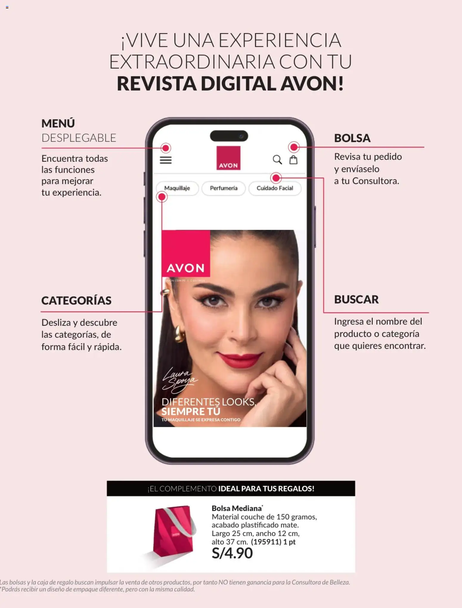 Catálogo Avon válido desde 31.01.2026 | Página: 2 | Productos: Caja, Empaque, Bolsa, Maquillaje