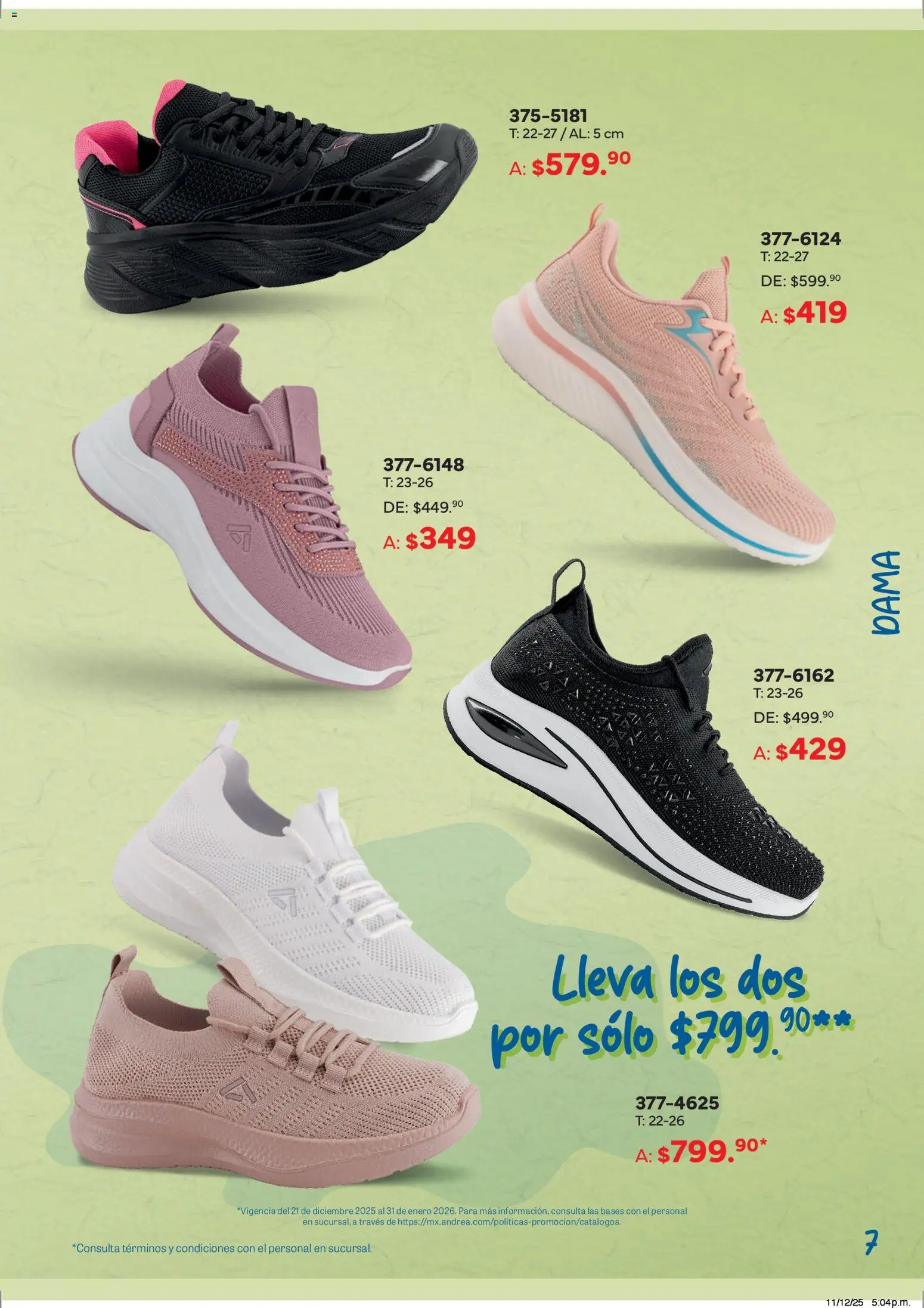 Nuevas ofertas de Andrea válidas en toda la República Mexicana desde el 21.12.2025. ¡Encuentra las mejores ofertas en Andrea catálogo Cumple tus Propósitos! | Página: 7