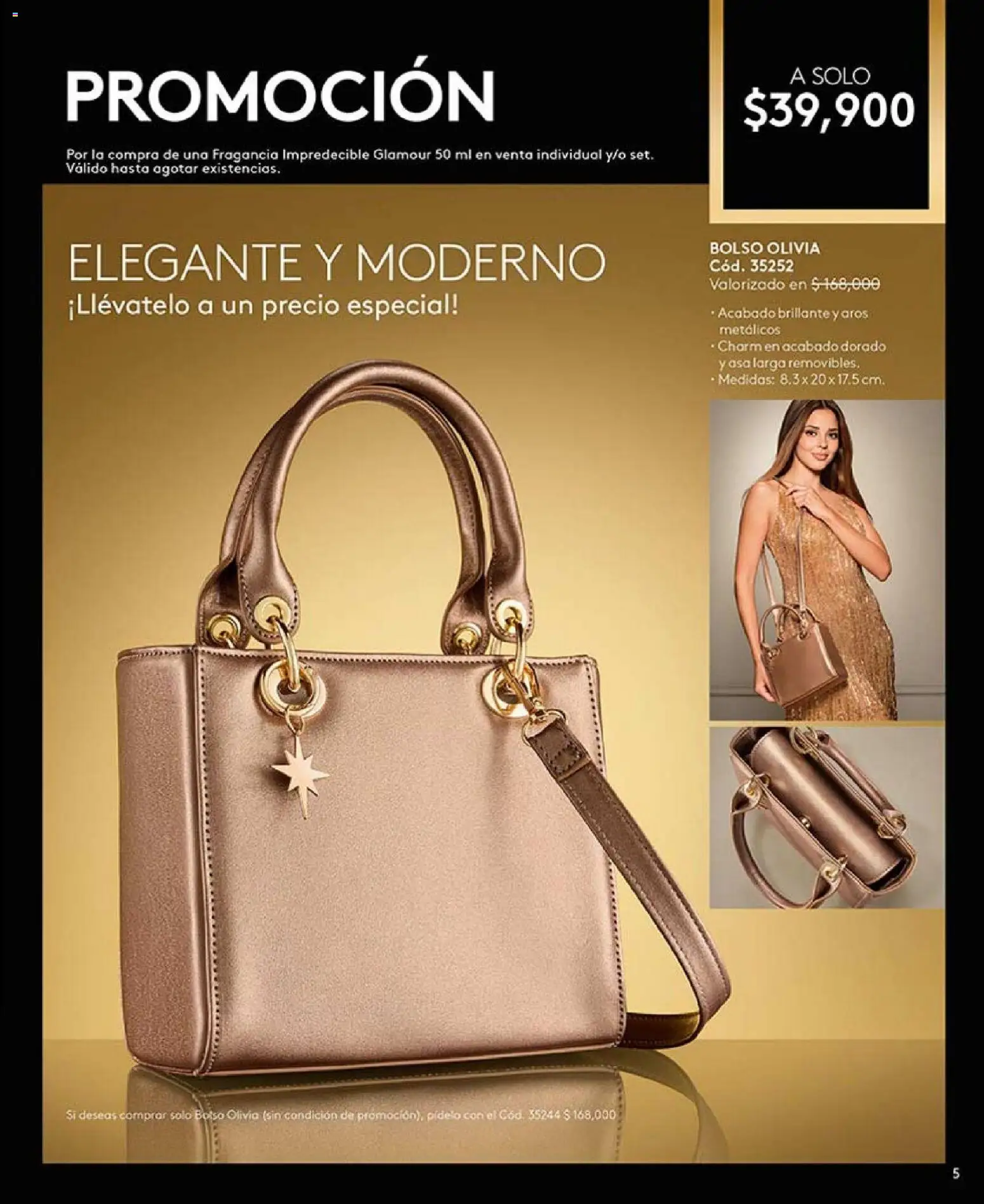 Ésika revista - valida desde el 01.01.2026 | Página: 5 | Productos: Bolso, Individual, Fragancia