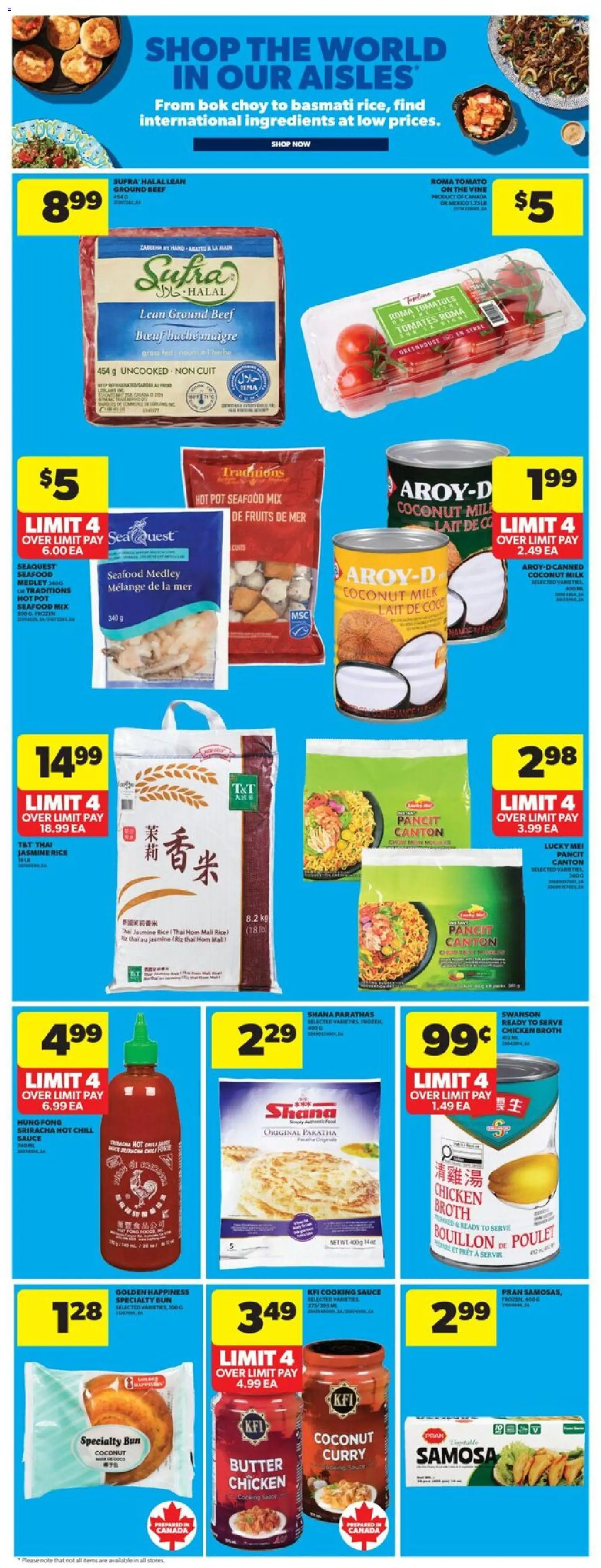 Real Canadian Superstore flyer valid from 27.11.2025 | Page: 10 | Products: Rice, Beef, Milk, Chicken