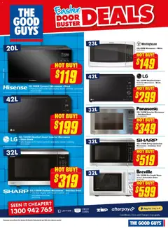 Preview of The Good Guys catalogue  - valid from 29.03.2026 | Page: 16 | Products: Light, Pasta, Oven, Microwave