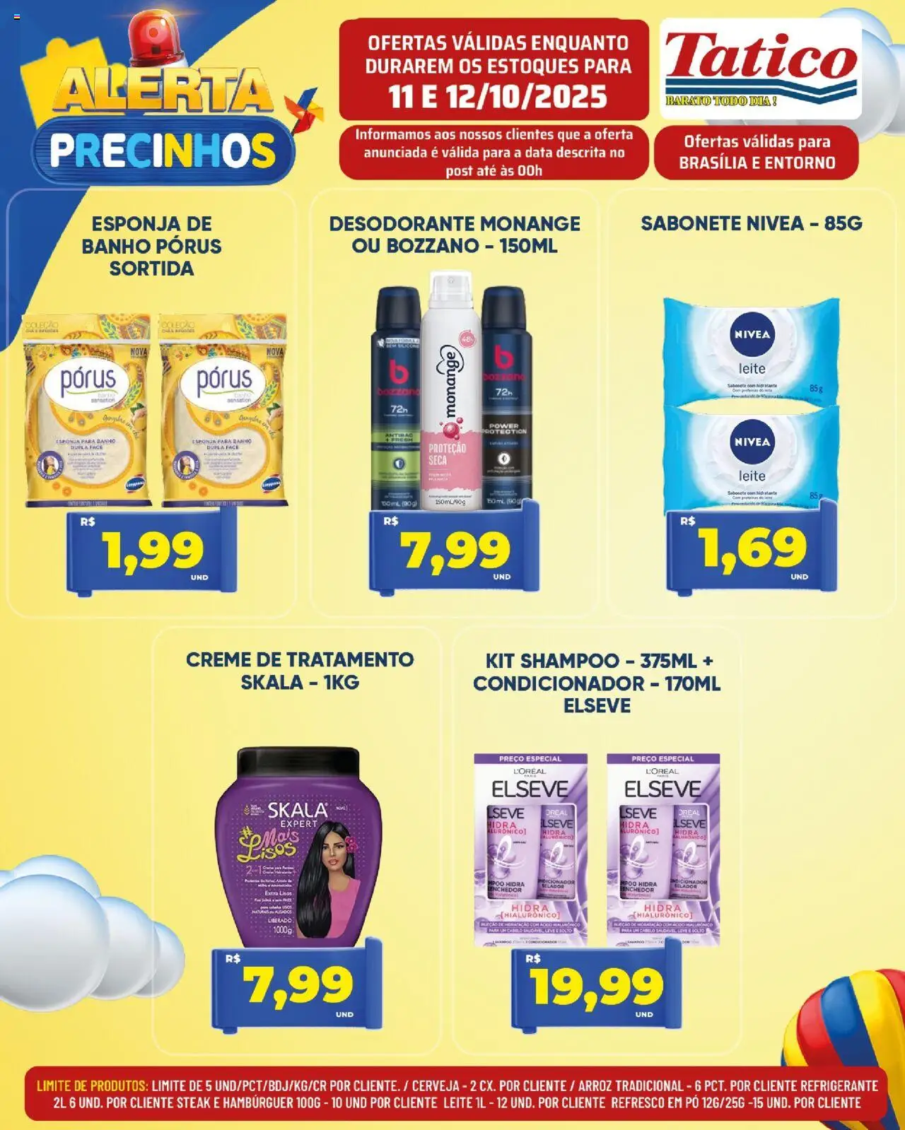 Tatico Folheto - válido de 11.10.2025 | Página: 17 | Produtos: Pó, Leite, Hambúrguer, Refrigerante