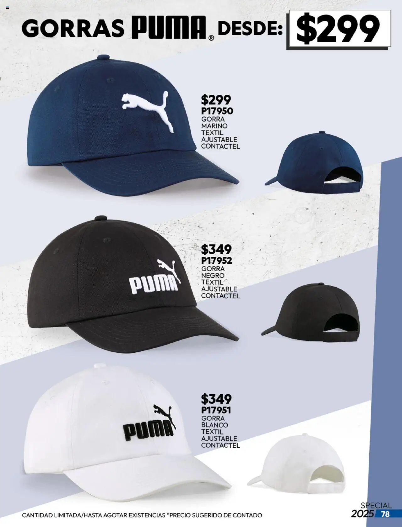 Nuevas ofertas de Cklass válidas en toda la República Mexicana desde el 25.08.2025. ¡Encuentra las mejores ofertas en Cklass - Catálogo Sportweek! | Página: 79 | Productos: Gorra