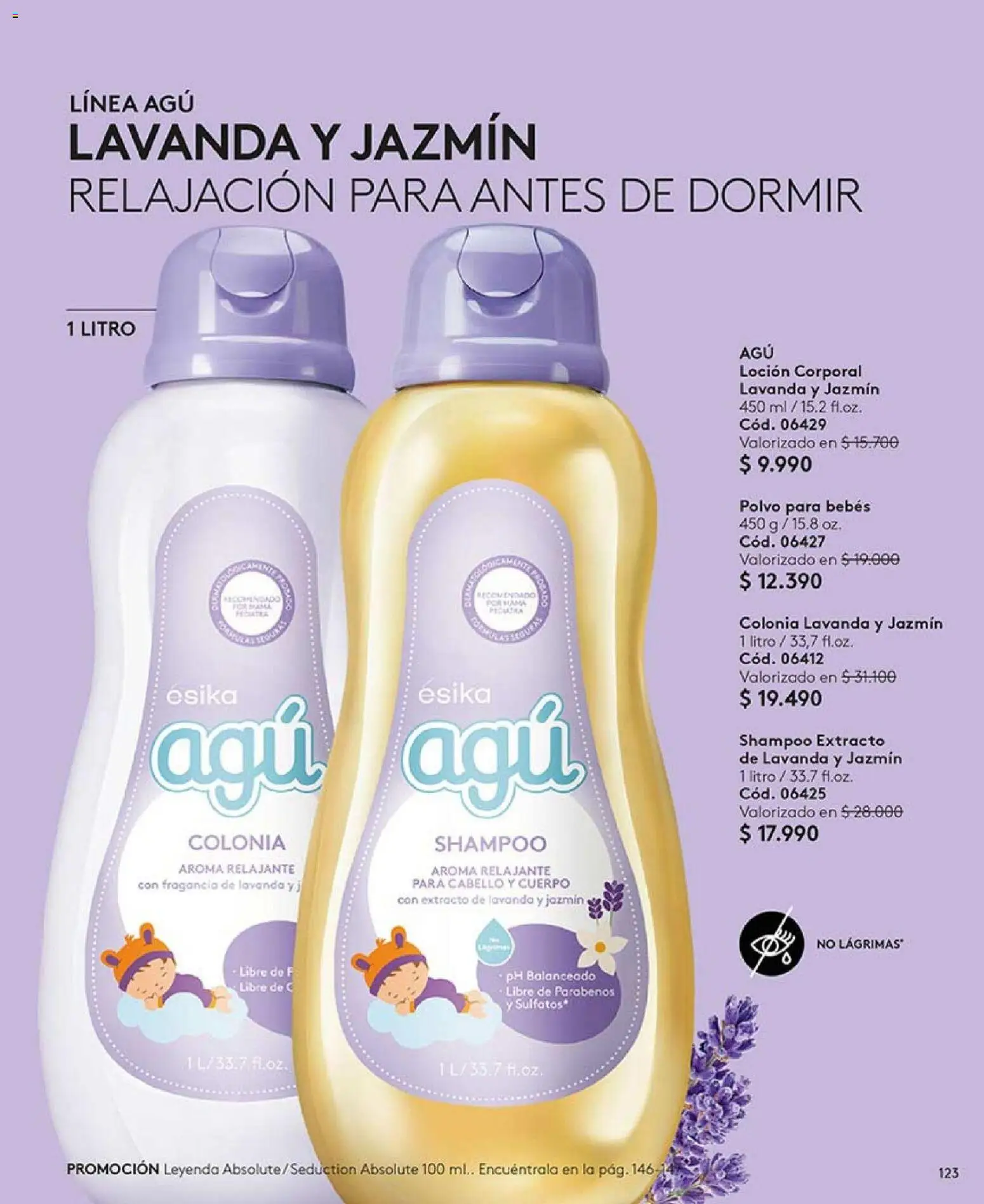 Catálogo Ésika Campaña 1 │ válido desde el 01.01.2026 | Página: 123 | Productos: Loción, Fragancia, Polvo, Shampoo