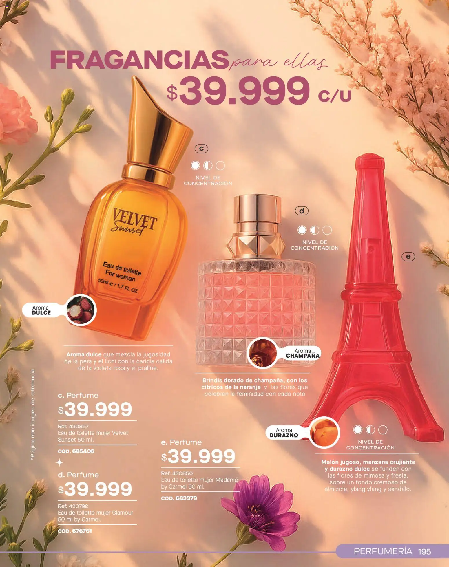 Pacifika revista - valida desde el 01.11.2025 | Página: 195 | Productos: Champaña, Perfume, Melón, Pera