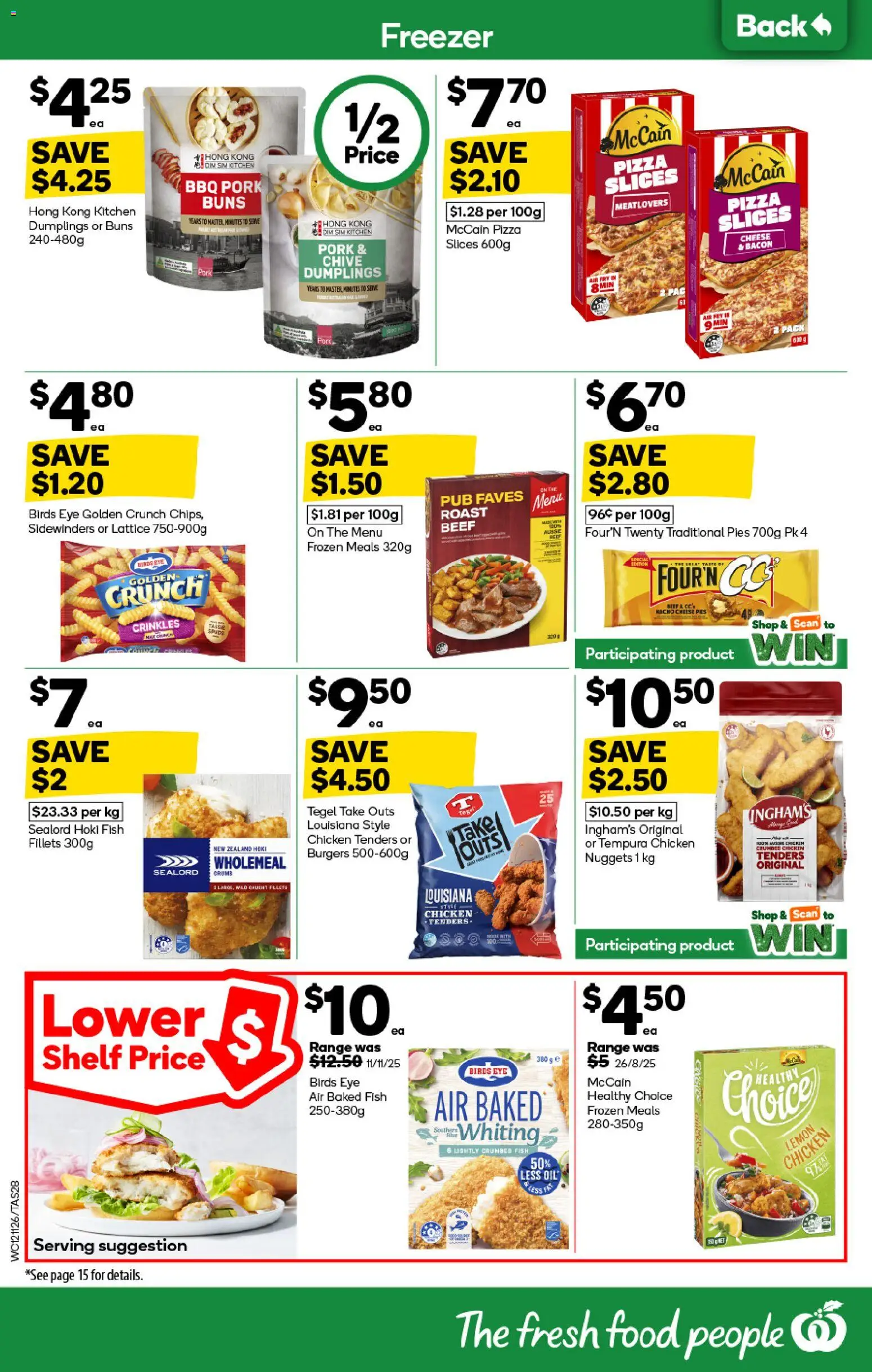 Woolworths catalogue - valid from 12.11.2025 | Page: 28 | Products: Shelf, Bacon, Chicken, Freezer