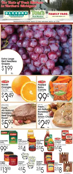 Preview of Family Fare weekly ads valid from 22.03.2026