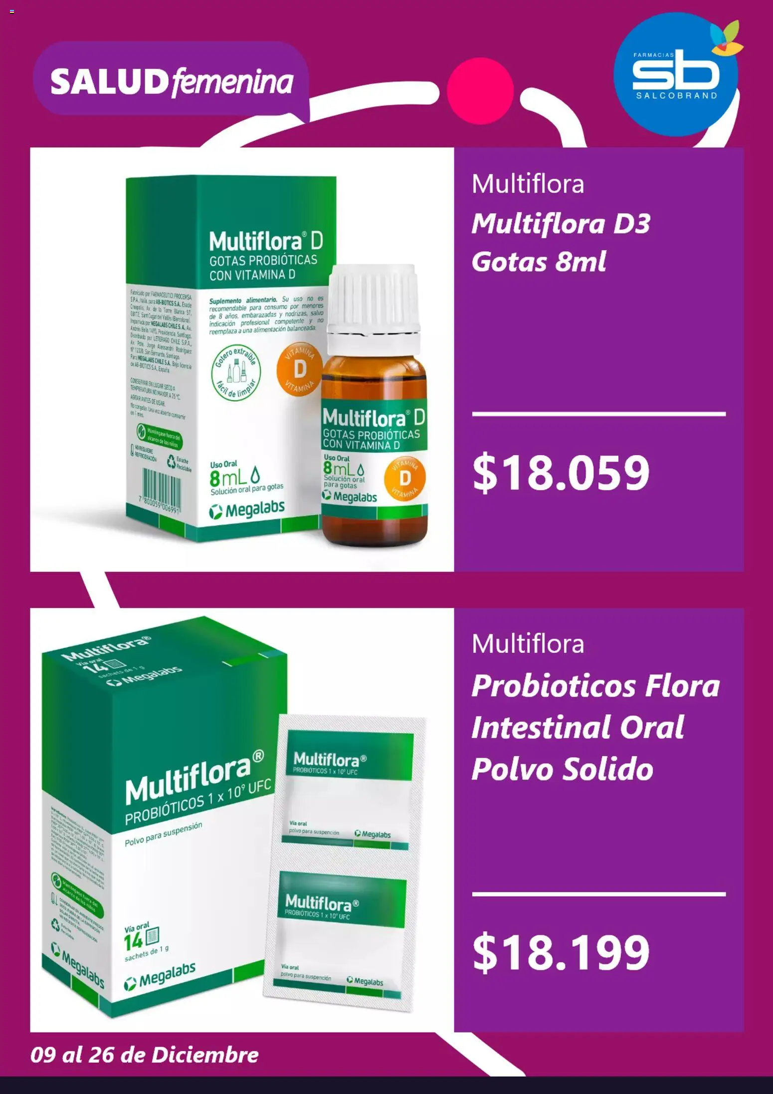 Salcobrand ofertas  │ válido desde el 09.12.2025 | Página: 3 | Productos: Polvo, Pera