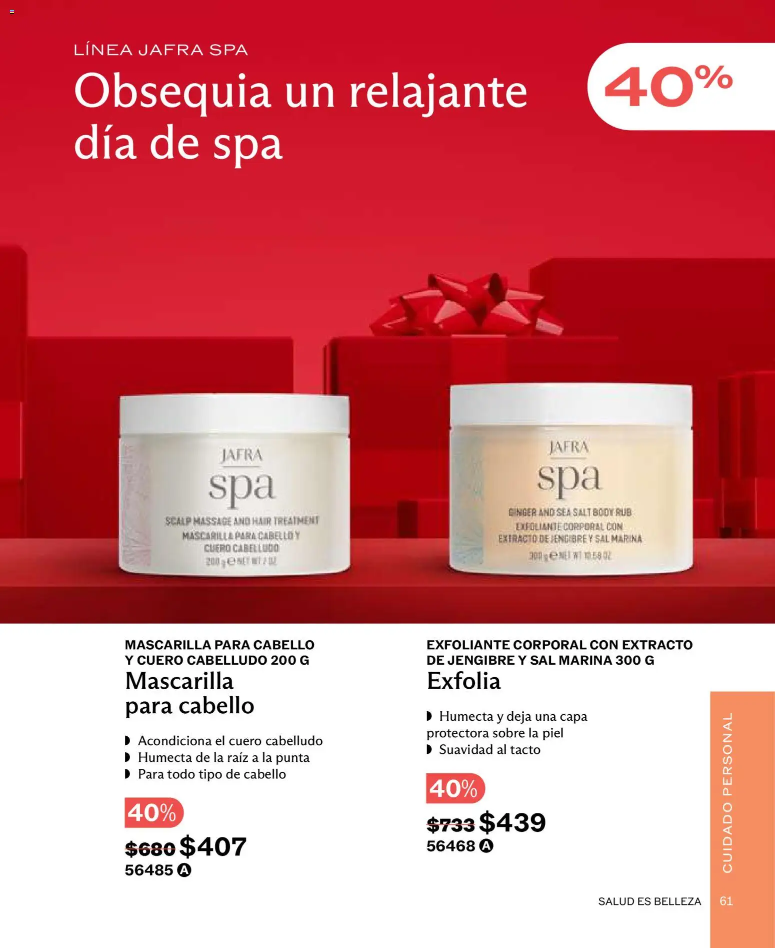 Nuevas ofertas de JAFRA válidas en toda la República Mexicana desde el 01.12.2025. ¡Encuentra las mejores ofertas en JAFRA catálogo! | Página: 61