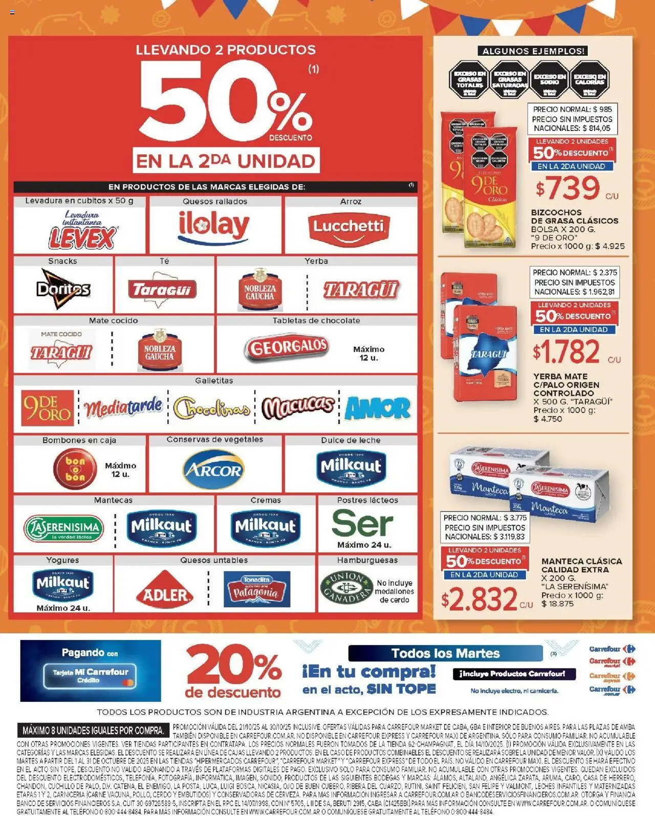 Carrefour - Ofertas Carrefour | 21 al 30 Octubre - 877a82af-aec3-47b2-a5ca-060b2cfa1f47 │ válido desde el 21.10.2025 | Página: 39 | Productos: Cuchillo, Sobre, Galletitas, Bizcochos