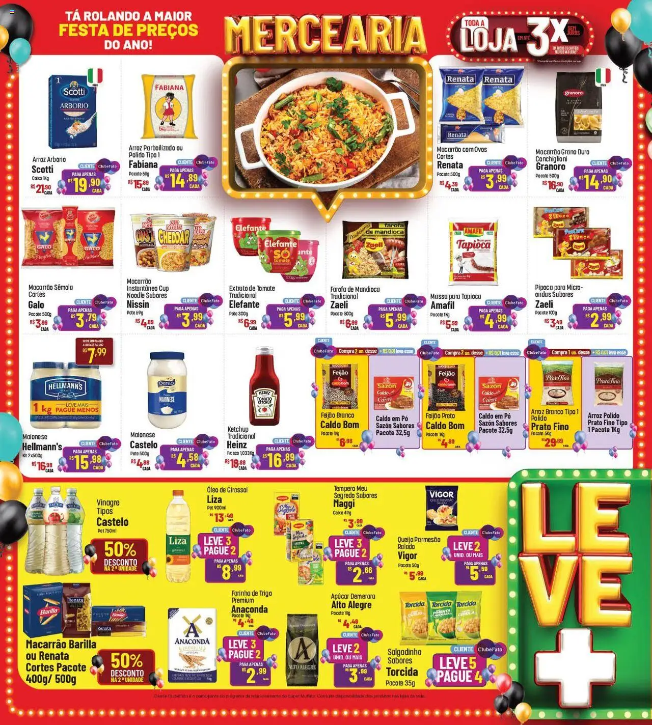 Super Muffato Folheto - válido de 12.08.2025 | Página: 6 | Produtos: Cará, Pó, Cheddar, Pipoca