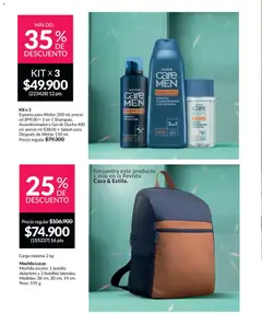 Avon catálogo - Campaña C16/2025 -  Vista previa de la revista de la tienda Avon valido desde el 17.11.2025 | Página: 31 | Productos: Mochila, Espuma, Shampoo, Ducha