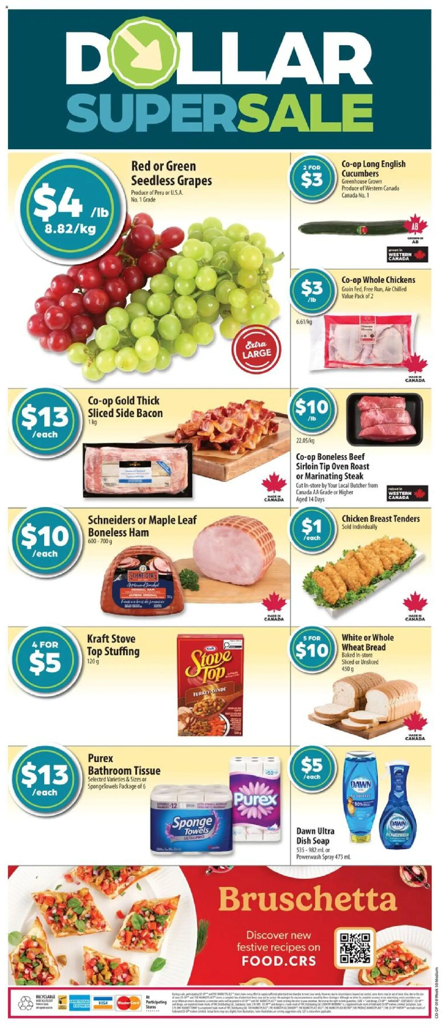 Co-op Food flyer valid from 04.12.2025 | Page: 2 | Products: Beef, Stove, Soap, Ham