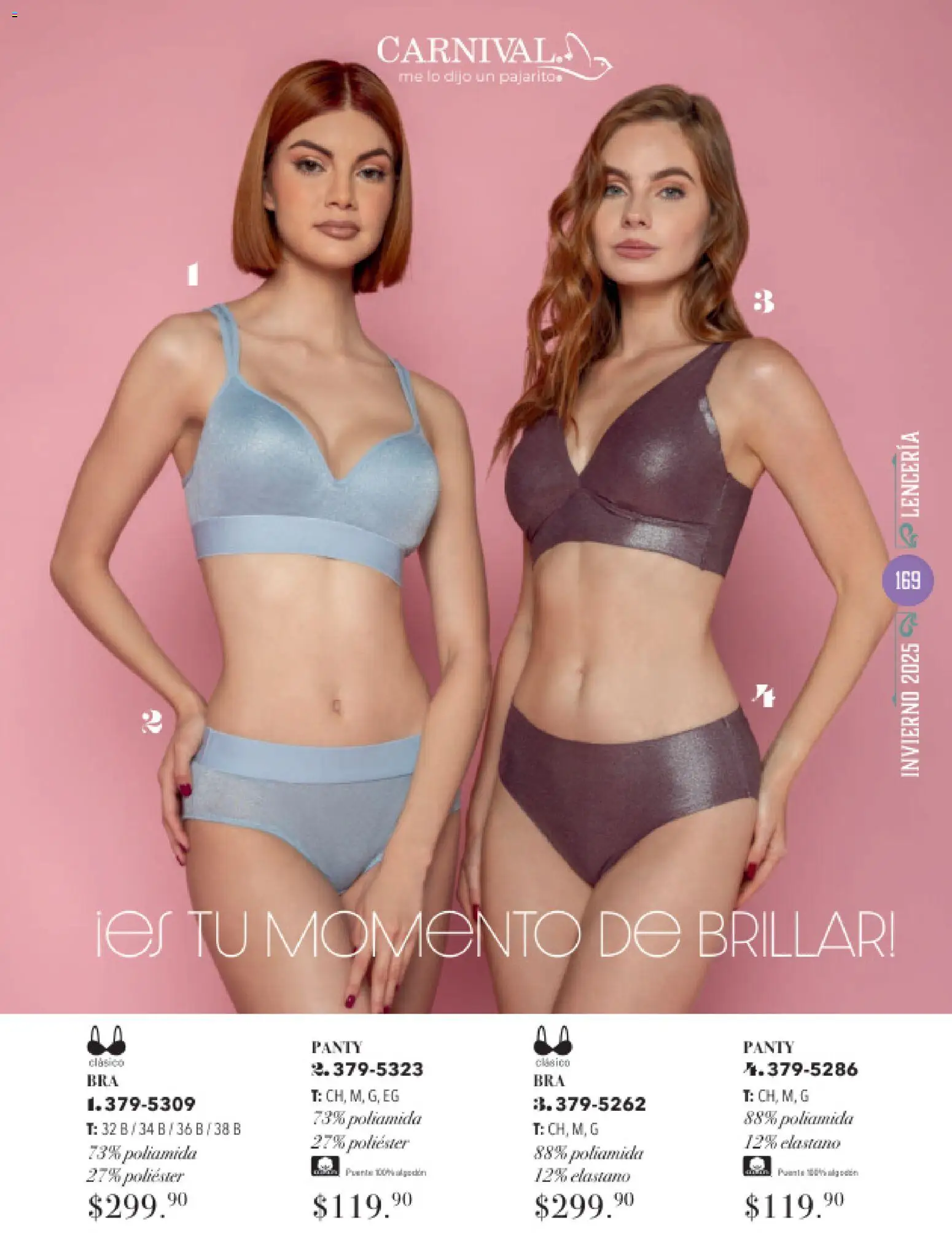 Nuevas ofertas de Andrea válidas en toda la República Mexicana desde el 26.11.2025. ¡Encuentra las mejores ofertas en Andrea catálogo Invierno! | Página: 169 | Productos: Lenceria