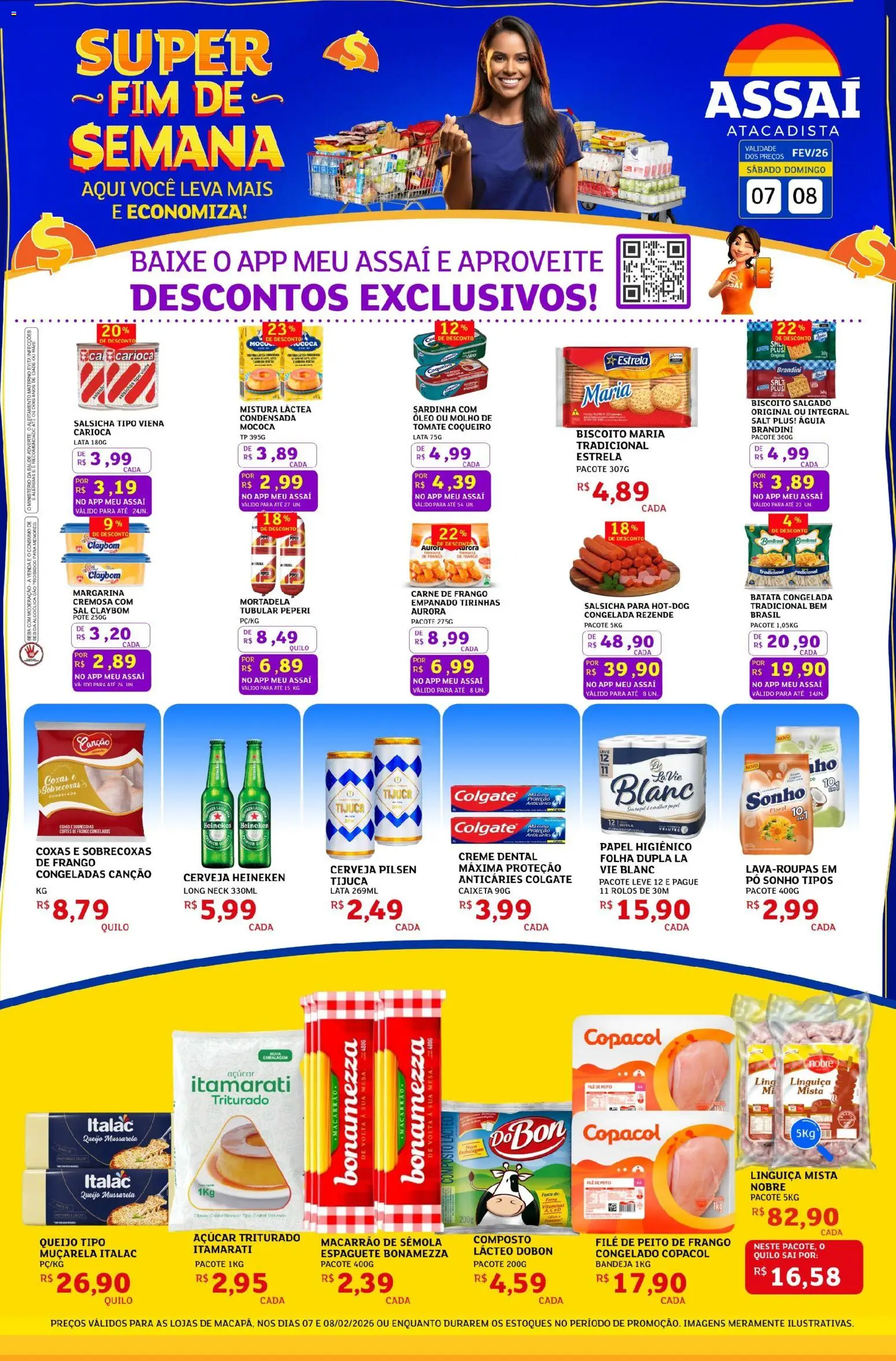 Assaí Atacadista Folheto - válido de 07.02.2026 | Página: 1