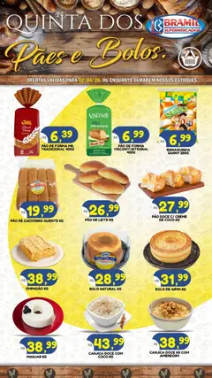 Bramil Supermercados ofertas Quinta dos Pães e Bolos - Pré-Visualização do folheto da loja Bramil Supermercados, válido de 02.04.2026