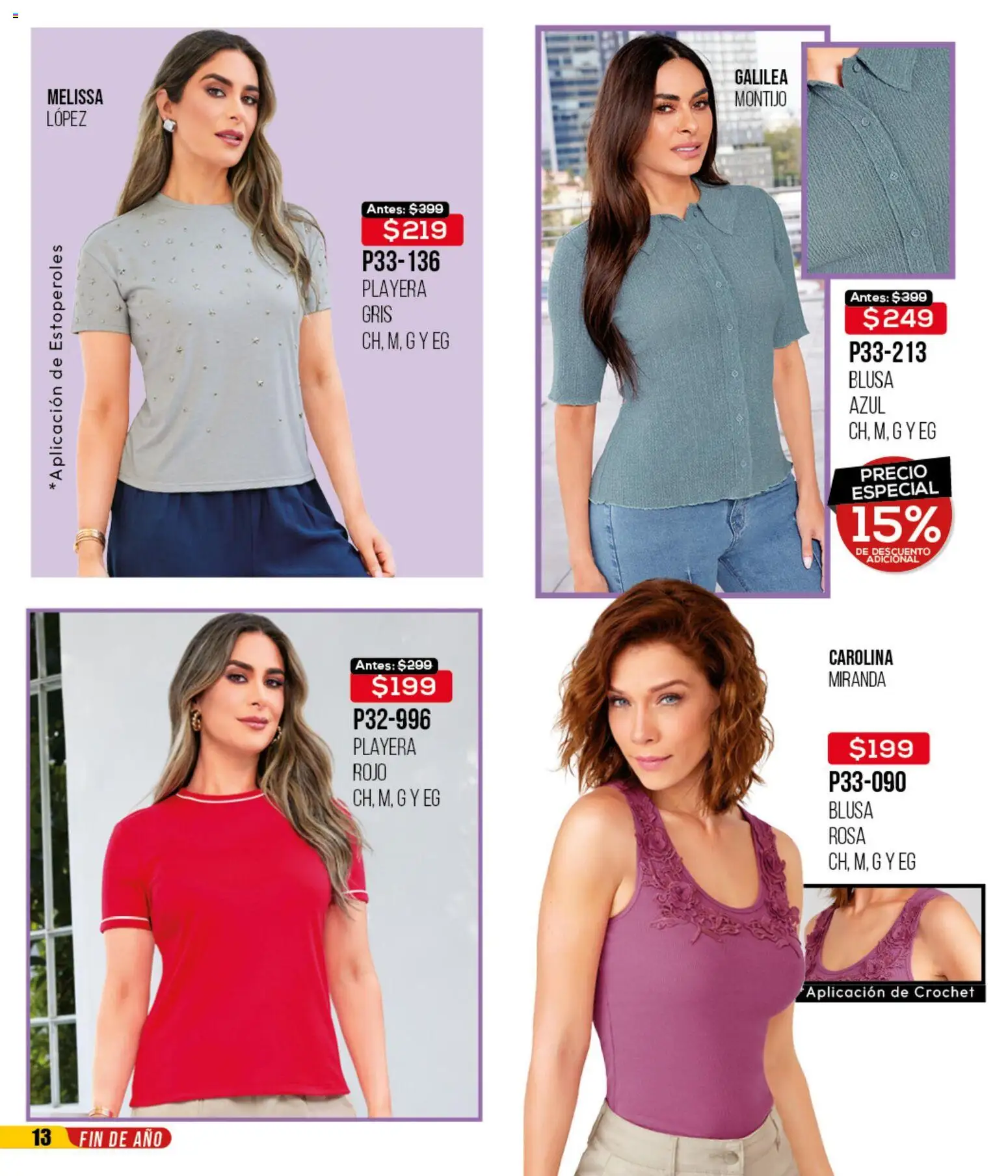 Nuevas ofertas de Cklass válidas en toda la República Mexicana desde el 15.12.2025. ¡Encuentra las mejores ofertas en Cklass catálogo Rebajas fin de año ropa! | Página: 14 | Productos: Blusa, Playera