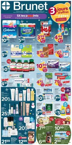 Preview of Brunet weekly flyer / circulaire from shop Brunet valid from 11.12.2025