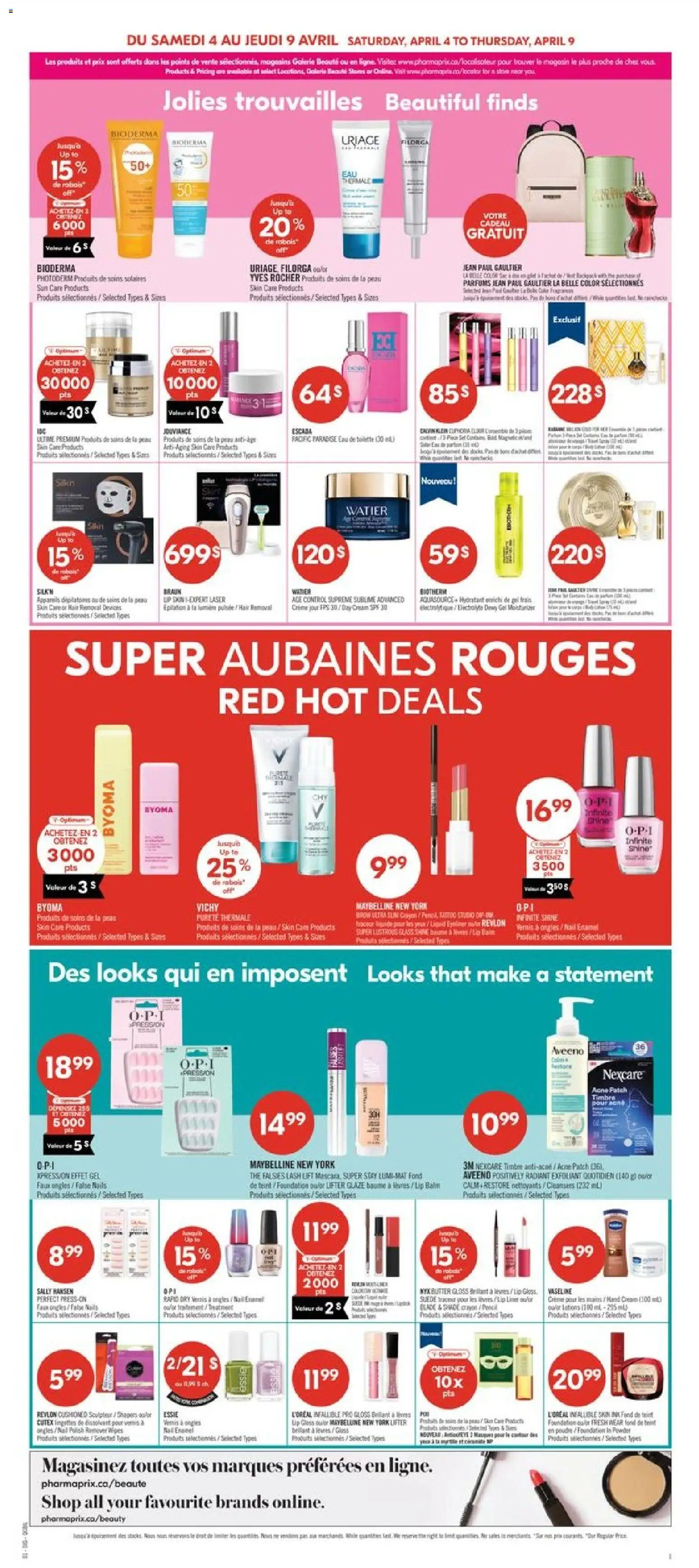 Pharmaprix flyer valid from 03.04.2026 | Page: 12 | Products: Perfume, Eyeliner, Nail polish, Butter