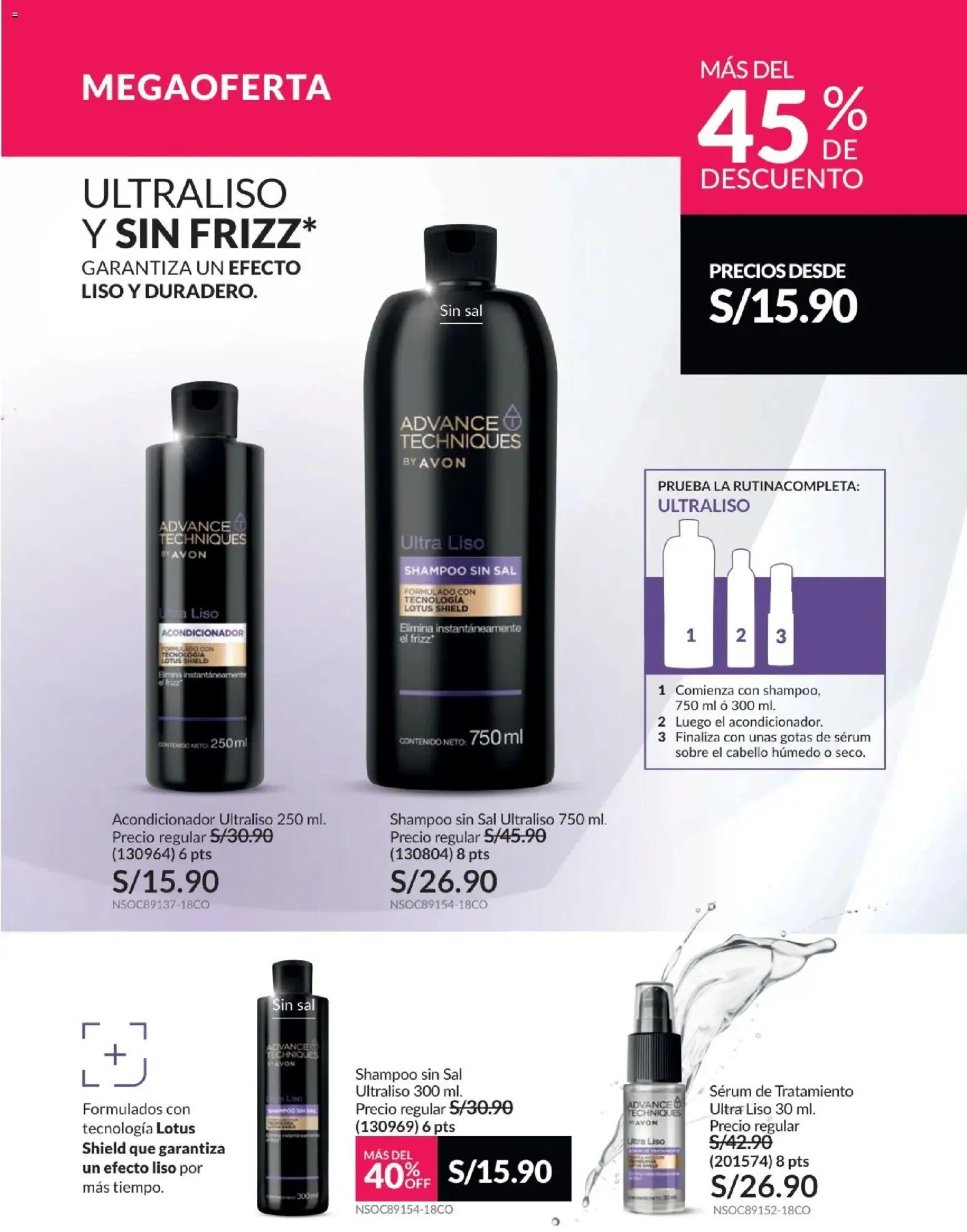 Catálogo Avon válido desde 01.02.2026 | Página: 175 | Productos: Shampoo, Acondicionador