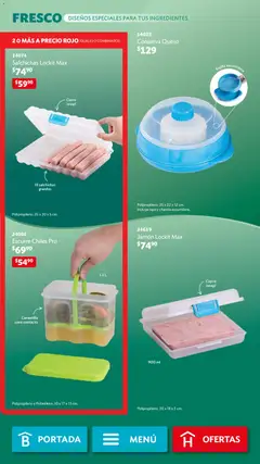 Vista previa de Betterware campaña 12 2025, nuevo folleto de la tienda, válido en México a partir del 01.12.2025 | Página: 69 | Productos: Queso, Jamón, Rejilla