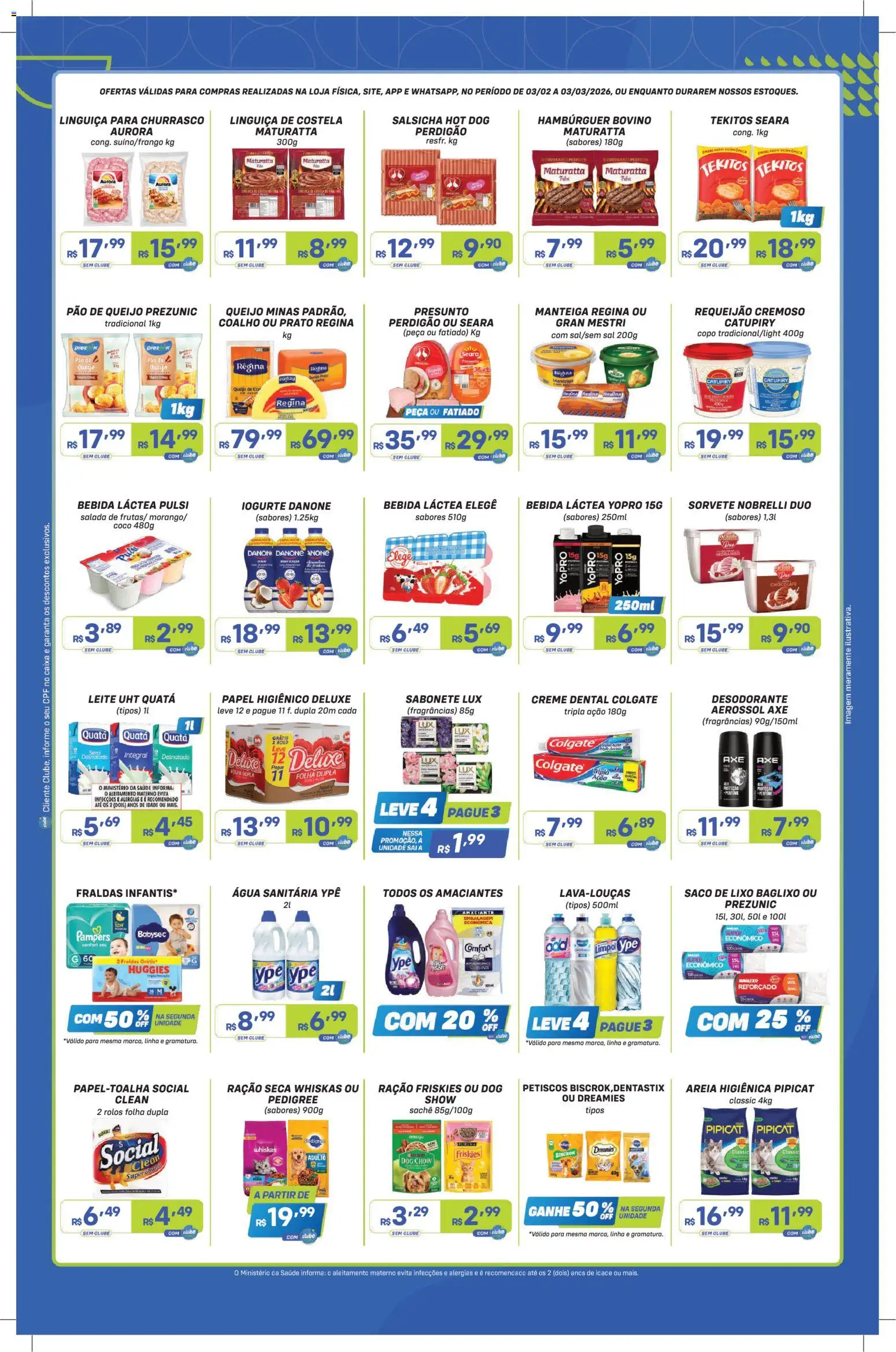 Prezunic Folheto - válido de 02.03.2026 | Página: 4 | Produtos: Catupiry, Sabonete, Salada, Papel higiênico