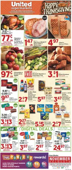 Preview of United Supermarkets weekly ads valid from 18.11.2025