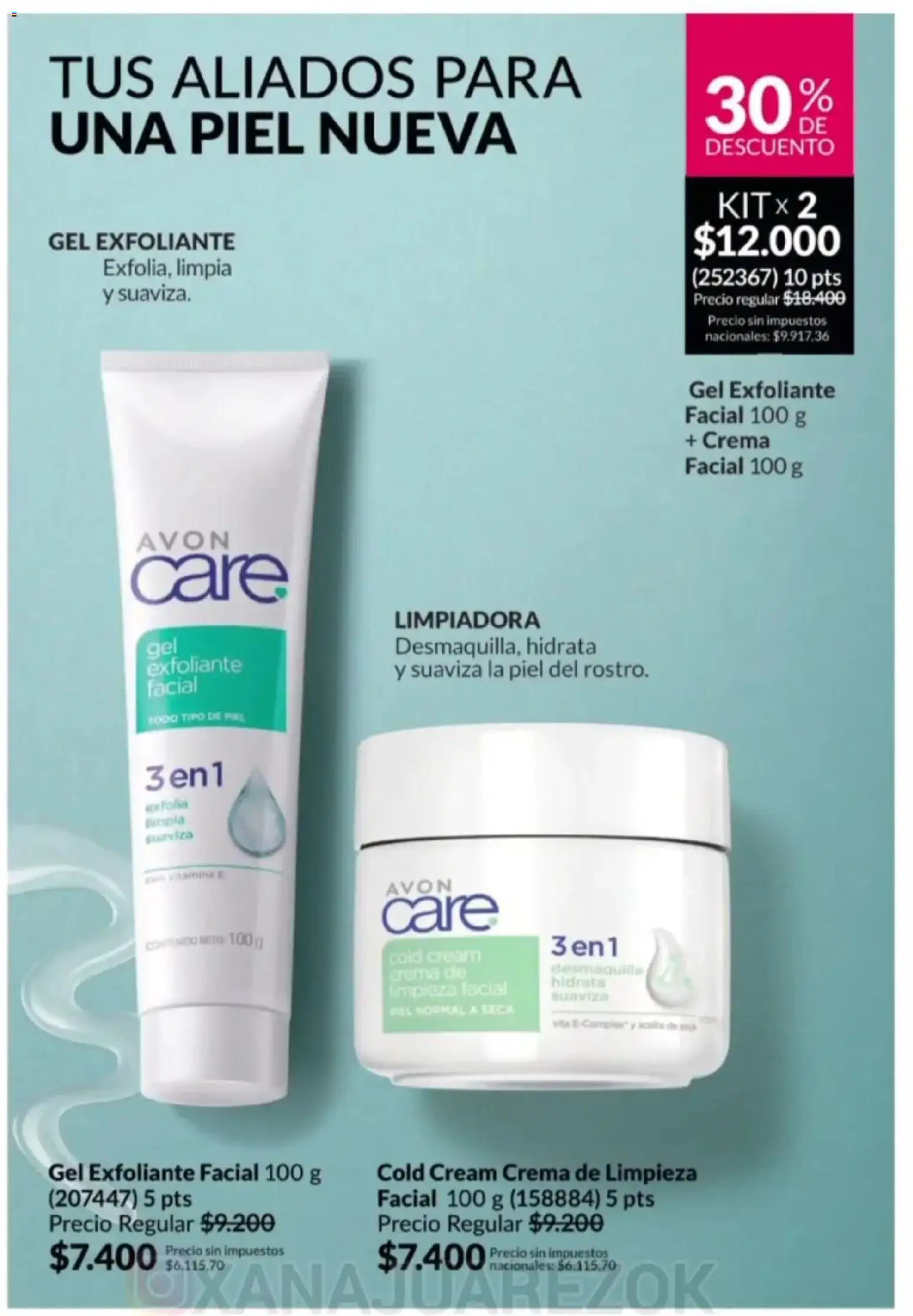 Avon - Campaña 3/2026 │ válido desde el 01.03.2026 | Página: 117 | Productos: Crema de limpieza, Exfoliante facial, Crema