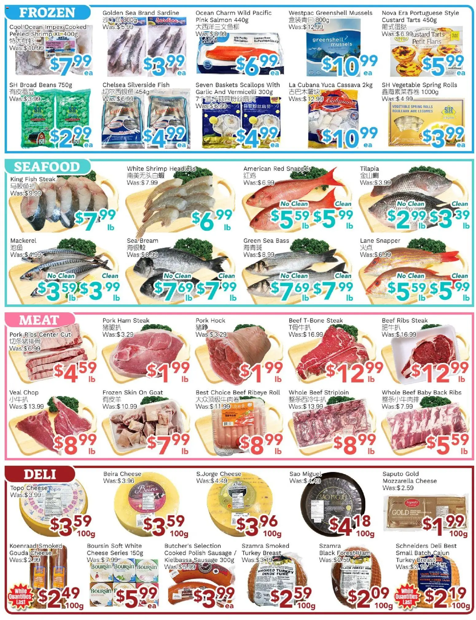Ample Food Market flyer valid from 28.11.2025 | Page: 4 | Products: Beef, Turkey, Cheese, Ham