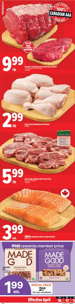 Preview of Metro weekly flyer - Saint-Augustin-De-Desmaures from shop Metro valid from 16.04.2026