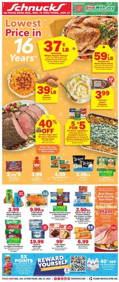 Preview of Schnucks weekly ads valid from 19.11.2025