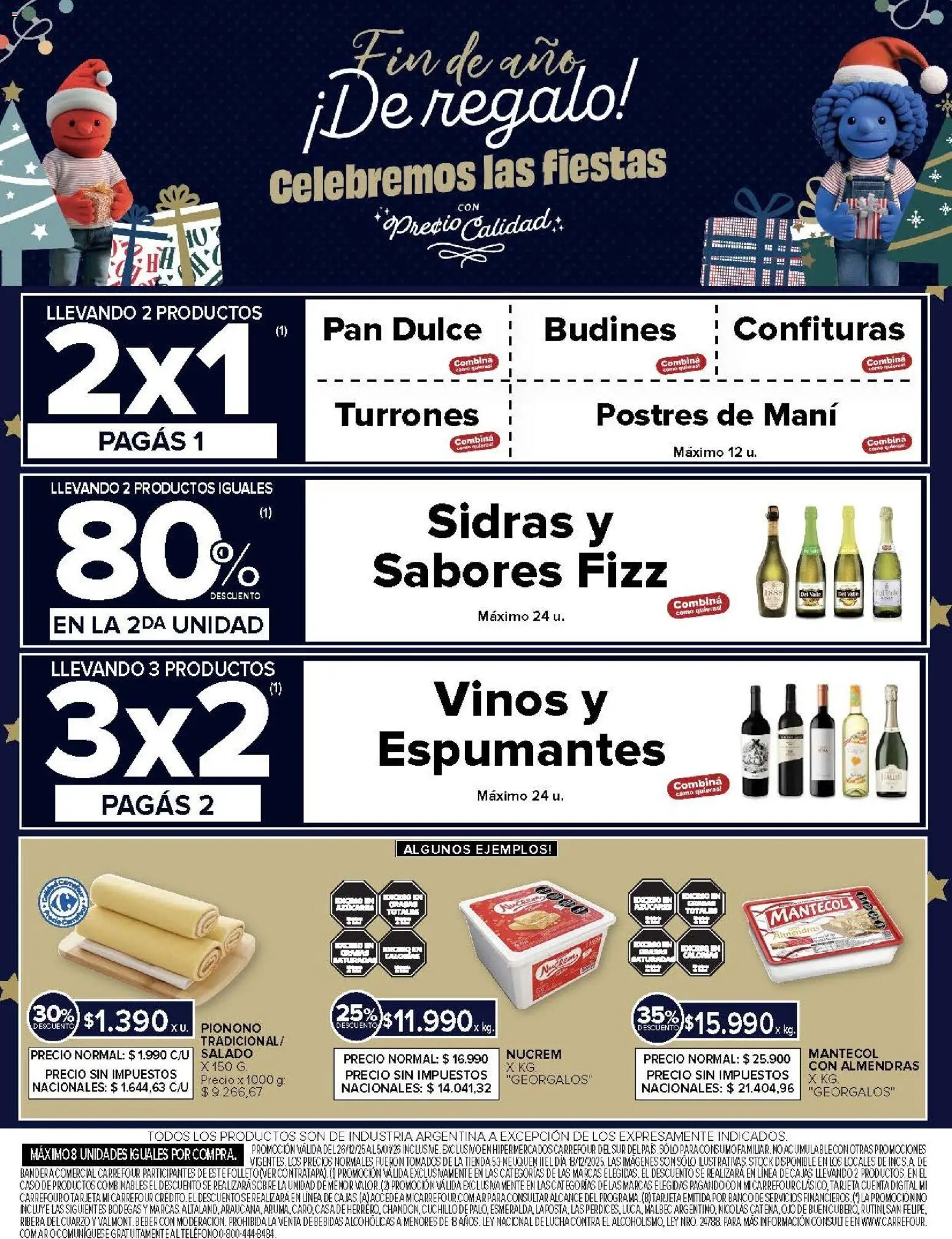 Carrefour ofertas │ válido desde el 26.12.2025 | Página: 3 | Productos: Cuchillo, Banco, Sobre, Pan