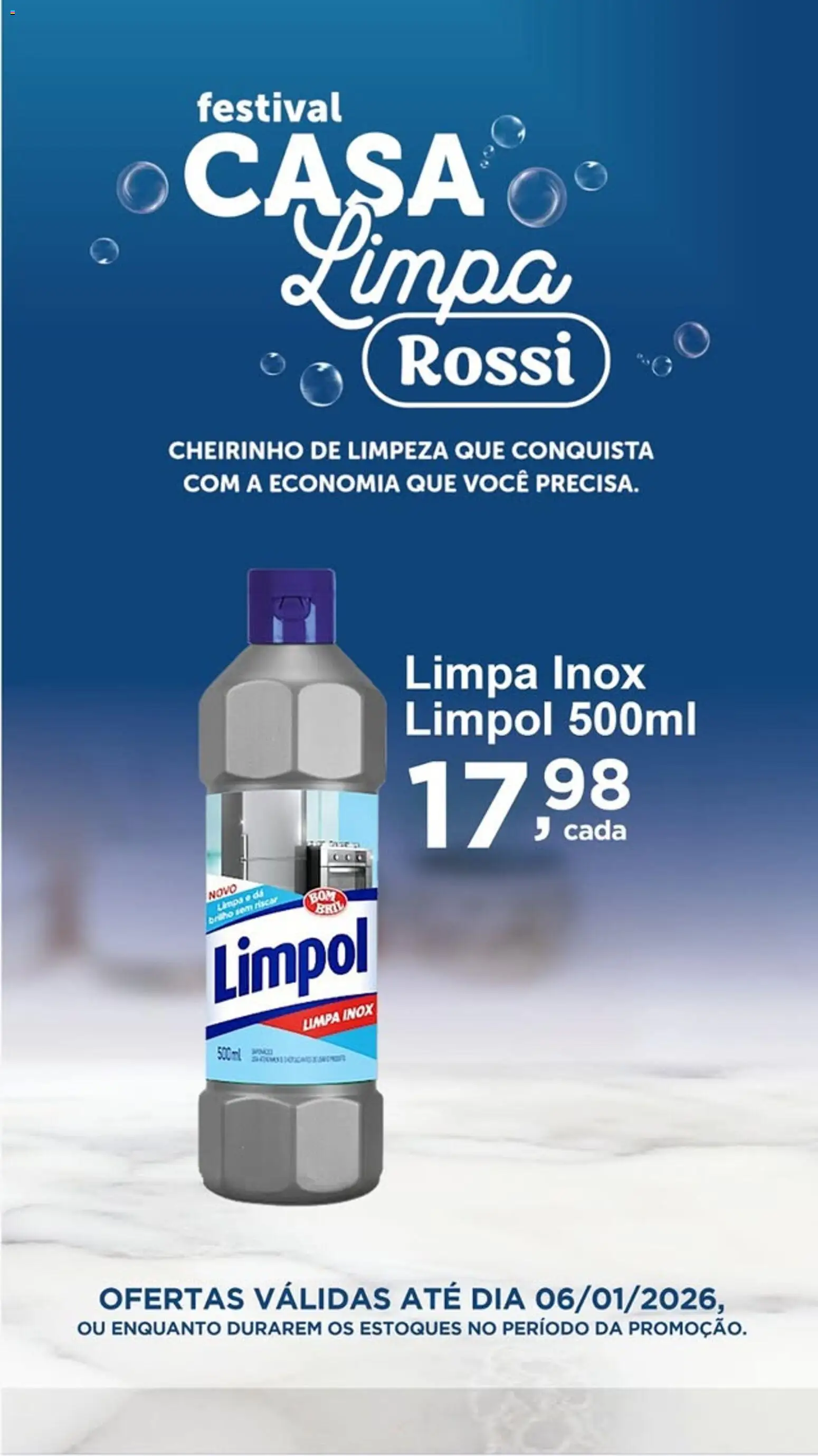 Rossi Supermercados Folheto - válido de 06.01.2026 | Página: 3 | Produtos: Limpa inox
