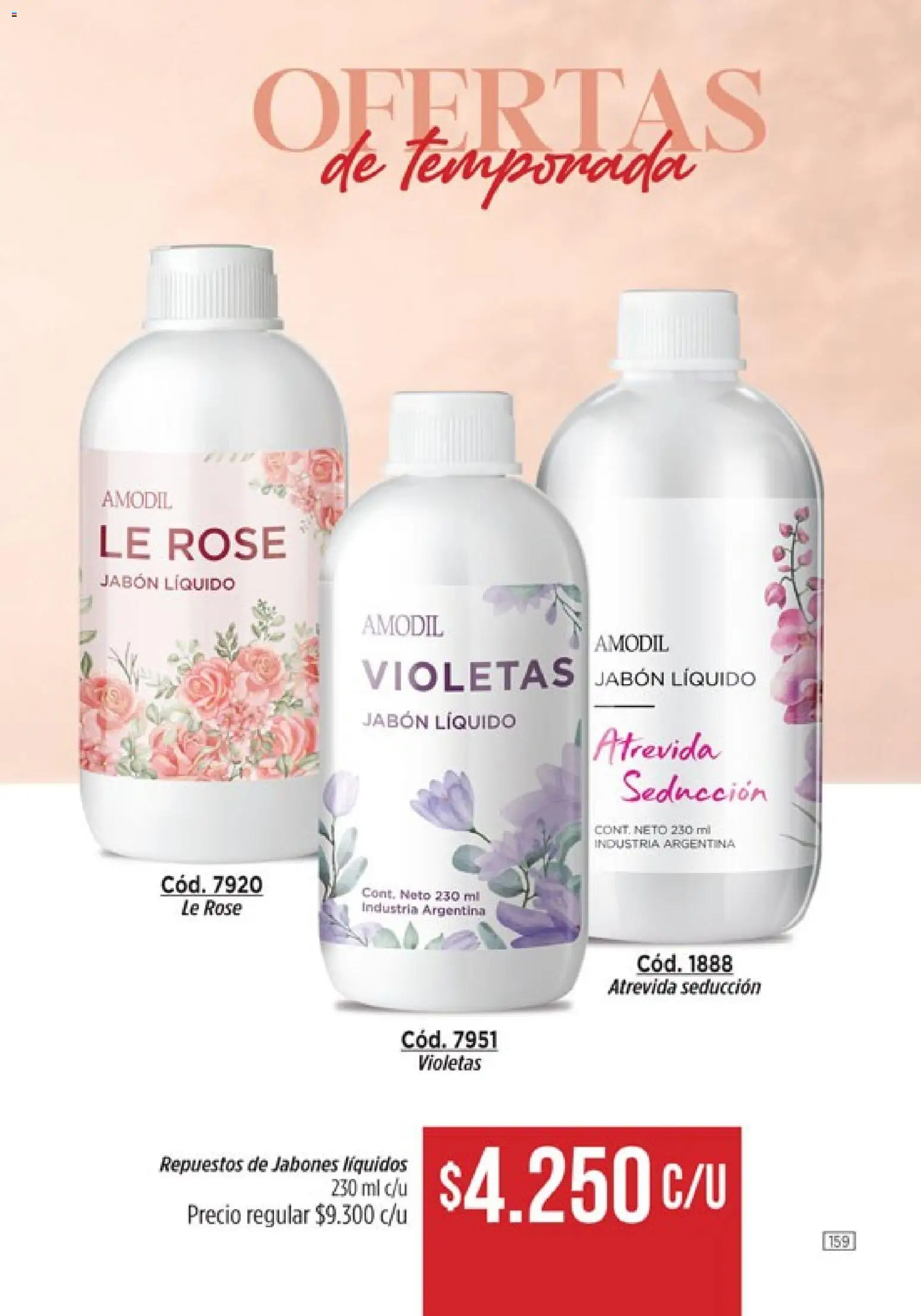 modil - Campaña 7 │ válido desde el 20.03.2026 | Página: 159 | Productos: Jabón líquido, Jabón