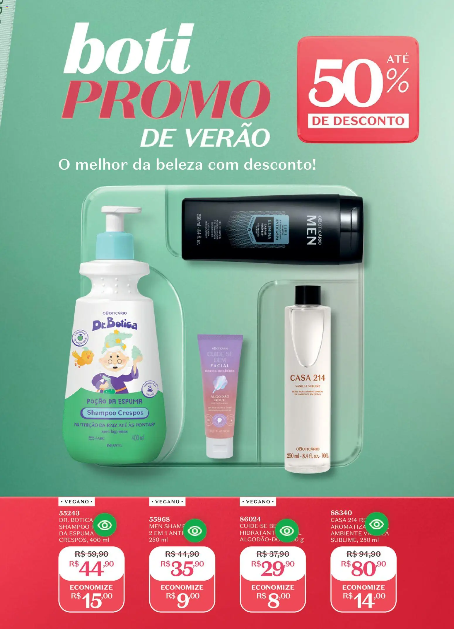 O Boticário Folheto - válido de 02.03.2026 | Página: 196 | Produtos: Shampoo, Doces, Algodão
