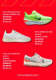 Vista previa de Innovasport catálogo, nuevo folleto de la tienda, válido en México a partir del 15.03.2026 | Página: 3 | Productos: Tenis