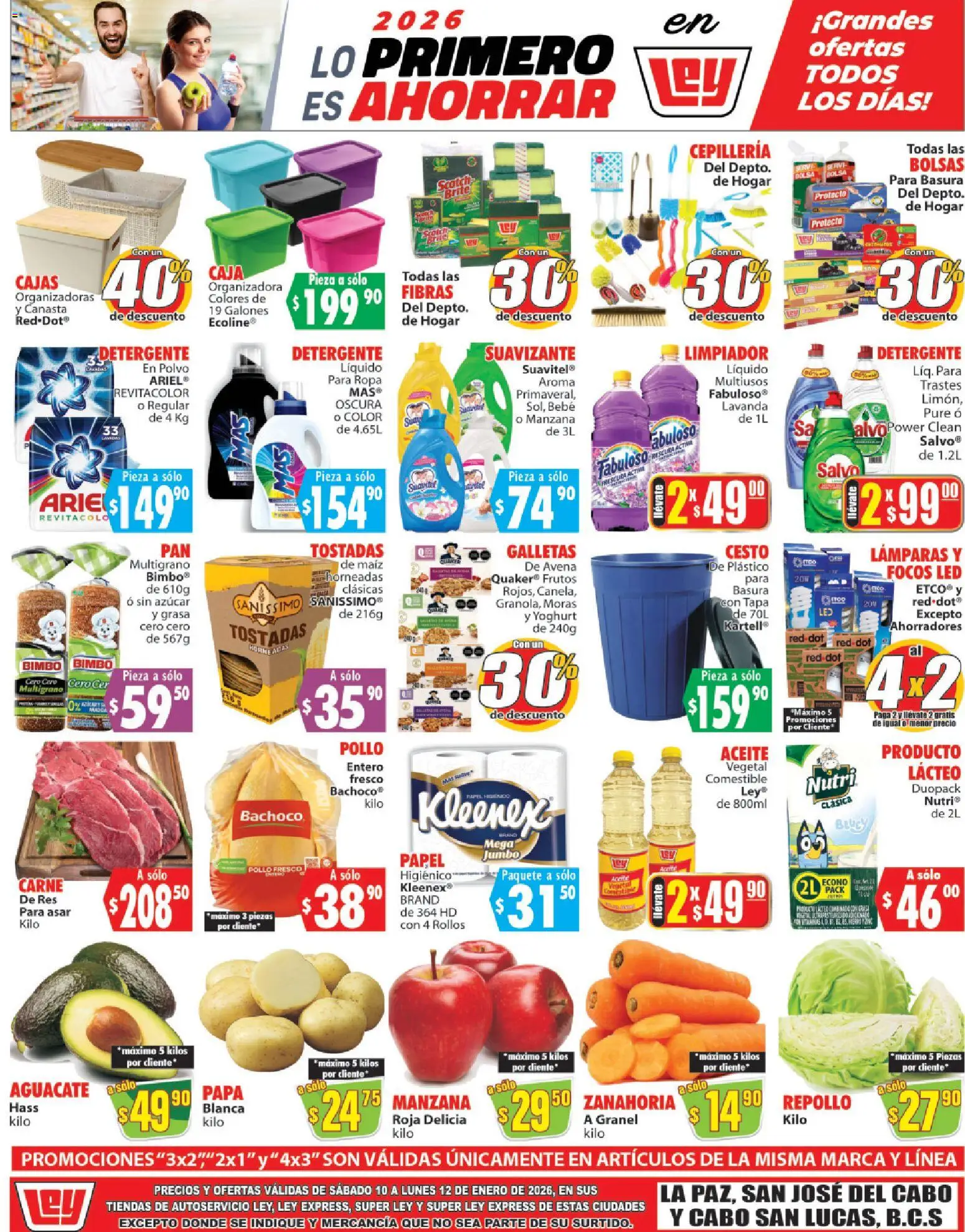 Nuevas ofertas de Casa Ley válidas en toda la República Mexicana desde el 10.01.2026. ¡Encuentra las mejores ofertas en Casa Ley folleto Autoservicio! | Página: 1 | Productos: Pollo, Paleta, Jugo, Lavadora