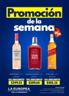 Vista previa de La Europea catálogo Promoción de la semana, nuevo folleto de la tienda, válido en México a partir del 20.10.2025