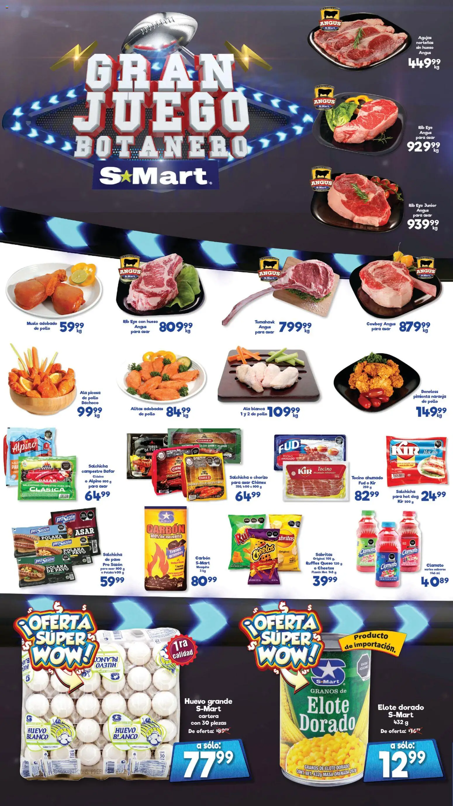 Nuevas ofertas de S-Mart válidas en toda la República Mexicana desde el 03.02.2026. ¡Encuentra las mejores ofertas en S-Mart folleto Ofertas de feria Monterrey! | Página: 1