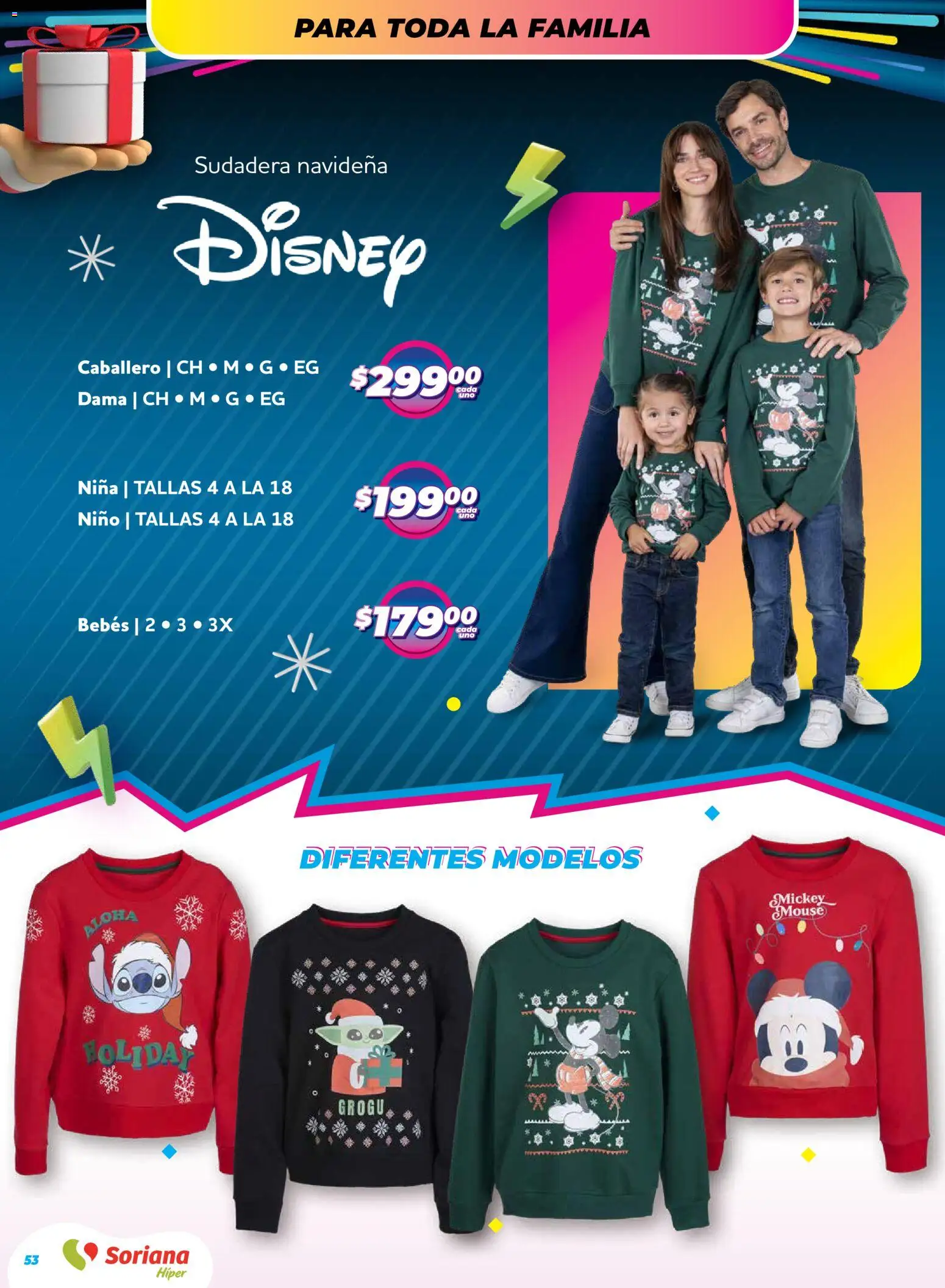 Nuevas ofertas de Soriana válidas en toda la República Mexicana desde el 27.11.2025. ¡Encuentra las mejores ofertas en Soriana - Reino de los Juguetes Híper Nacional! | Página: 52 | Productos: Mouse, Sudadera