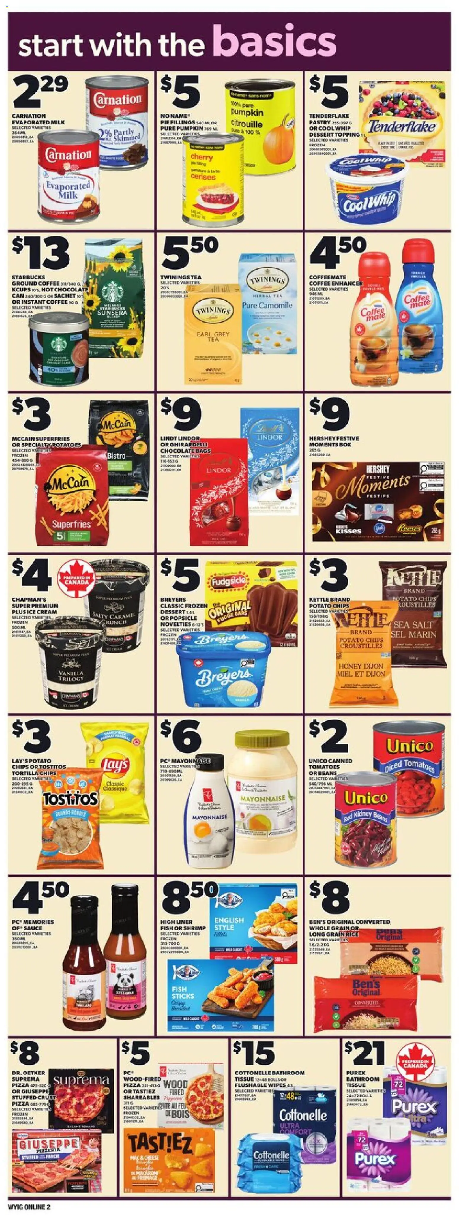 Independent Grocer flyer valid from 18.12.2025 | Page: 13 | Products: Rice, Cream, Ice cream, Pizza