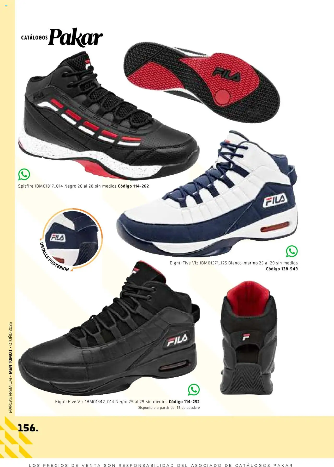 Nuevas ofertas de SC Pakar válidas en toda la República Mexicana desde el 29.08.2025. ¡Encuentra las mejores ofertas en SC Pakar - Catálogo Otoño Men Tomo 1! | Página: 156