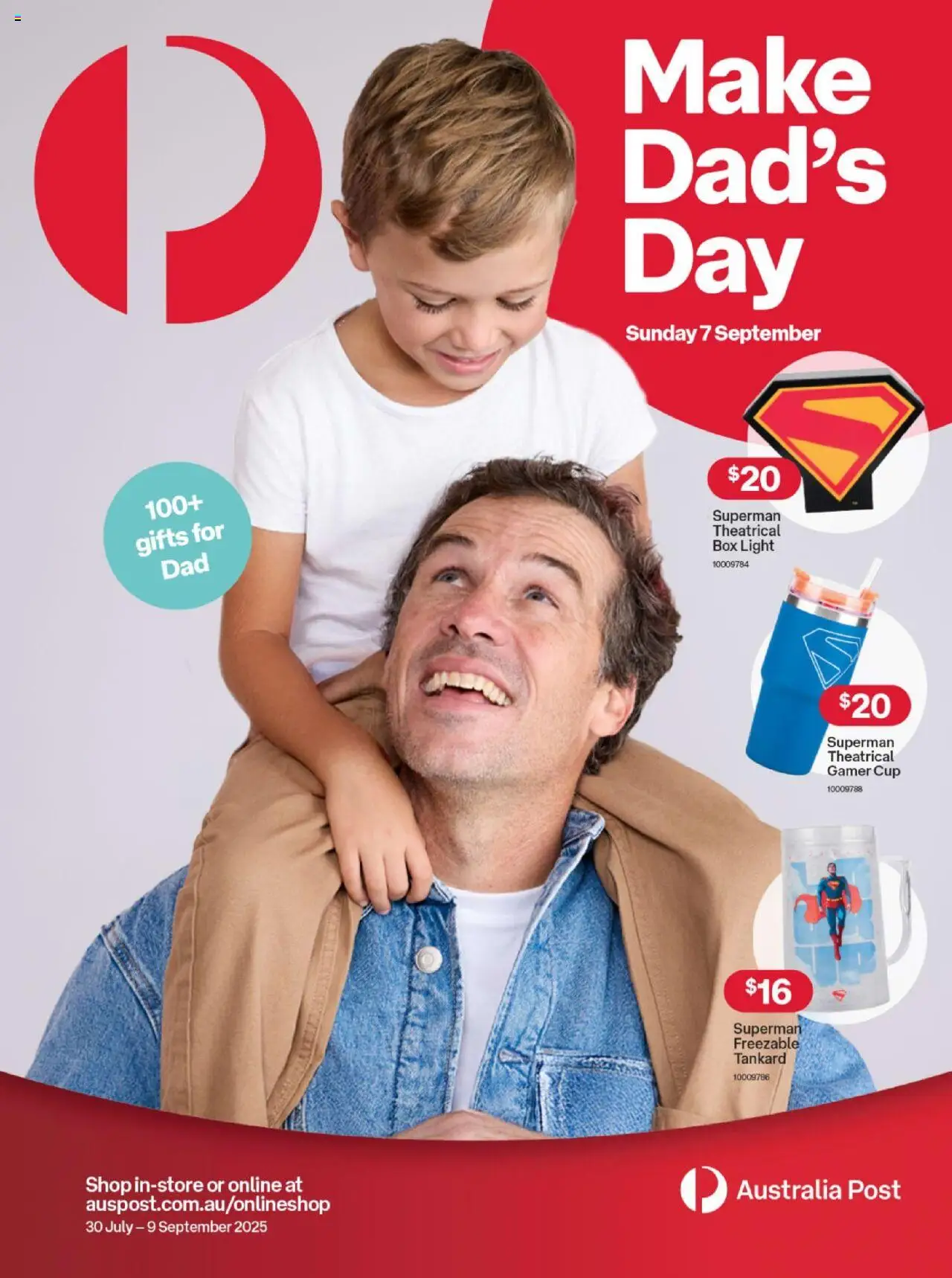 Australia Post catalogue - valid from 30.07.2025 | Page: 1 | Products: Box, Light