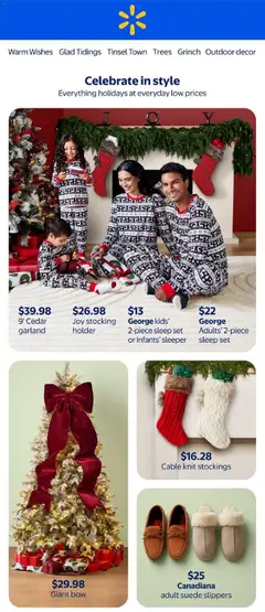 Preview of Walmart - Celebrate in style from shop Walmart valid from 30.10.2025